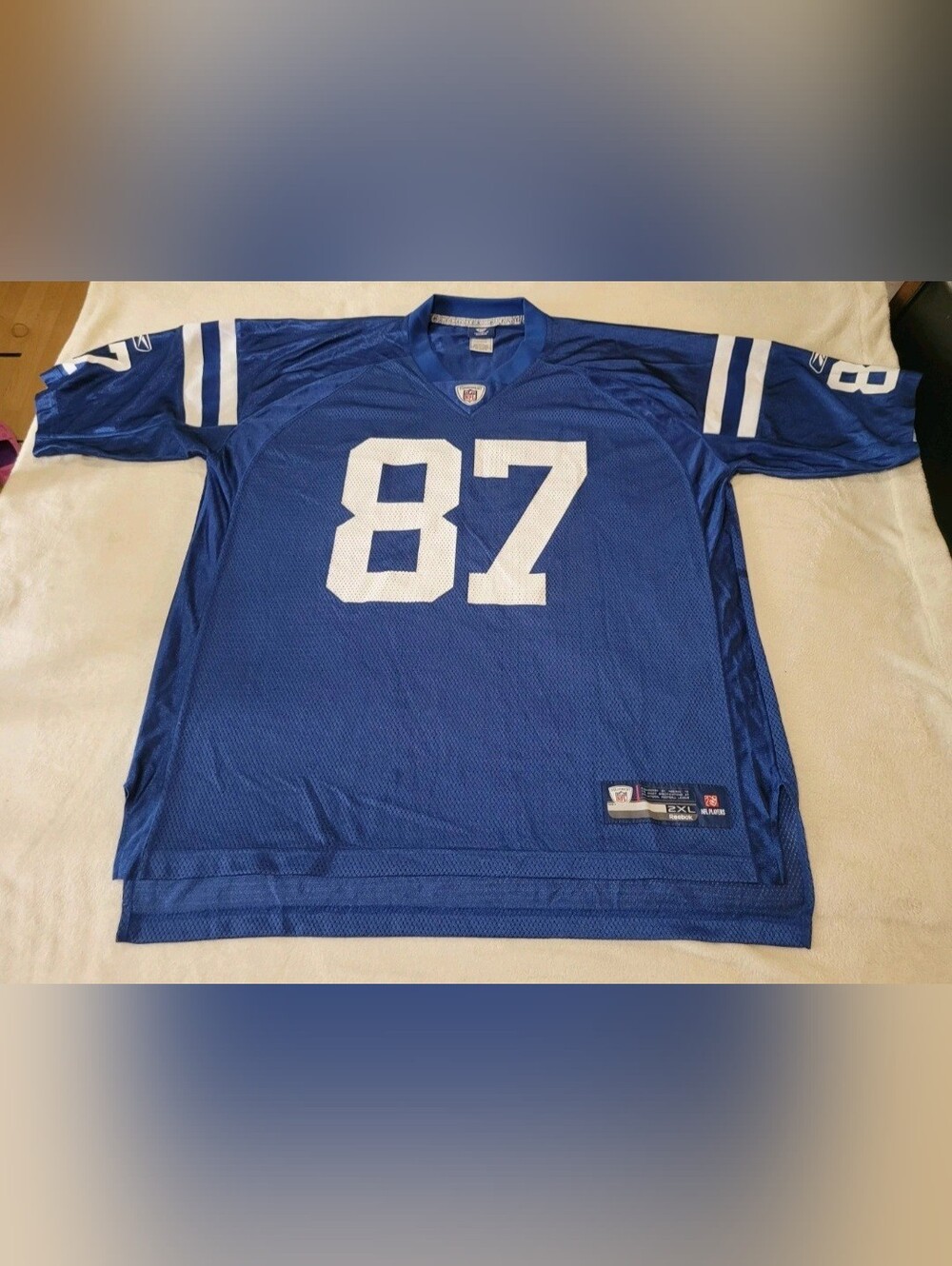 NFL Reebok On field Colts Jersey Reggie Wayne #87 Size 2XL